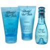 Davidoff Cool Water Woman Trial Kit - Edt Spray 30 ml + Duschgel 50 ml + Bodylotion 50 ml, Duft Set (1 St.)